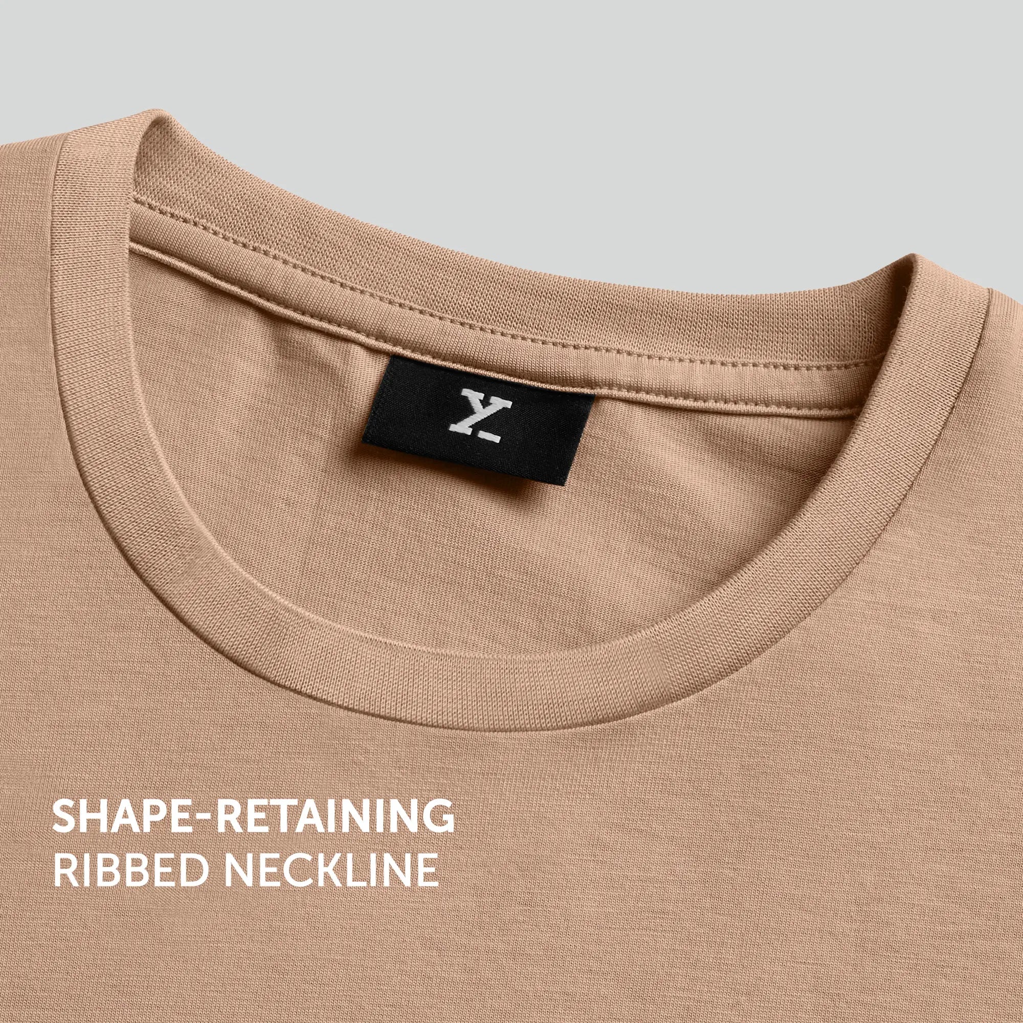 Iconique Supima Cotton T-shirt Brown Latte