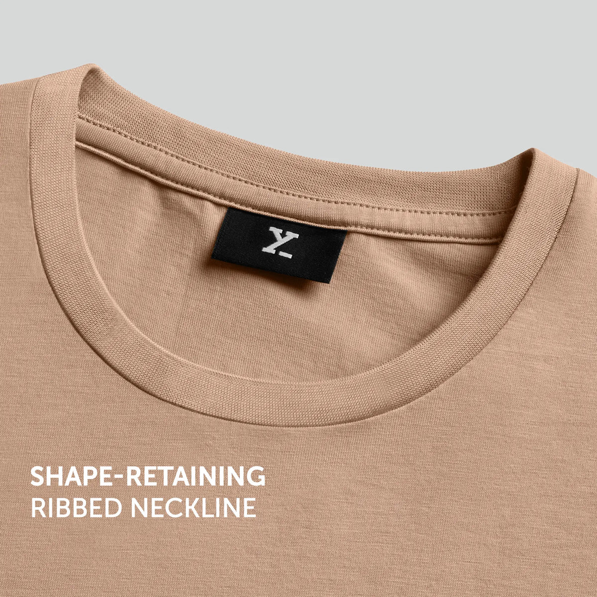 Iconique Supima Cotton T-shirt Brown Latte