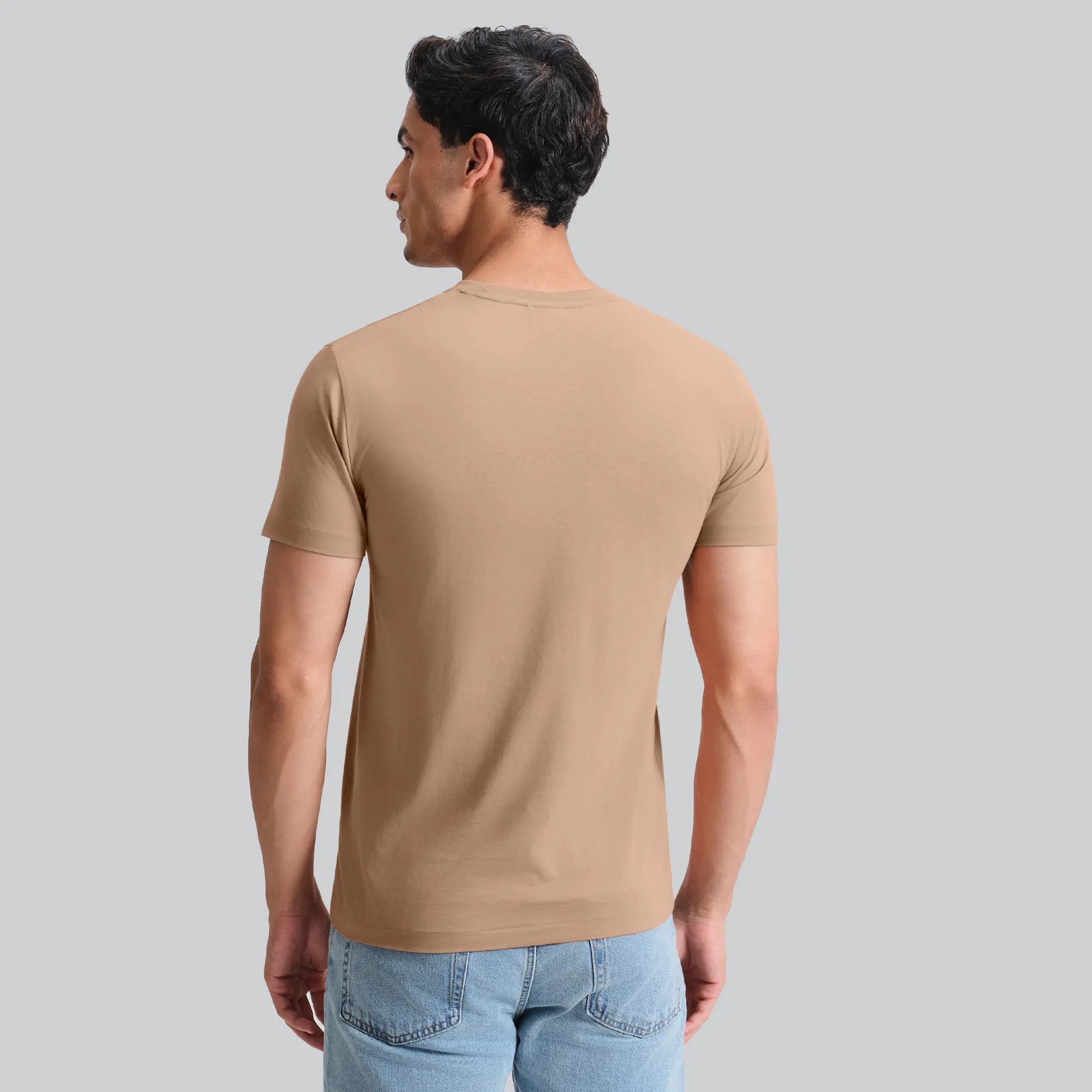 Iconique Supima Cotton T-shirt Brown Latte