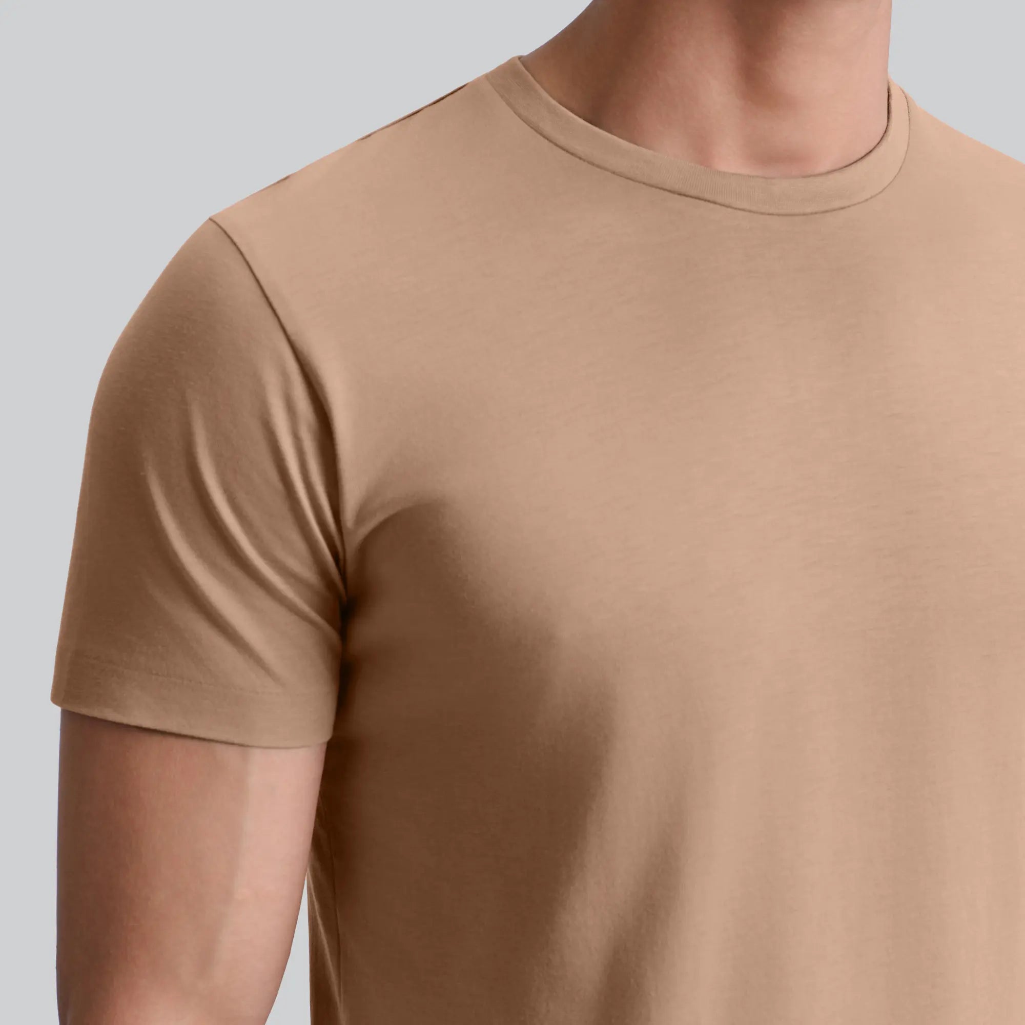 Iconique Supima Cotton T-shirt Brown Latte