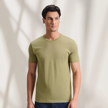 Iconique Supima Cotton T-shirt Moss Brown