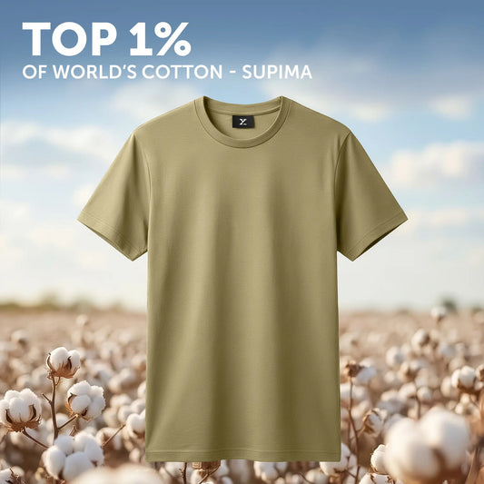 Iconique Supima Cotton T-shirt Moss Brown