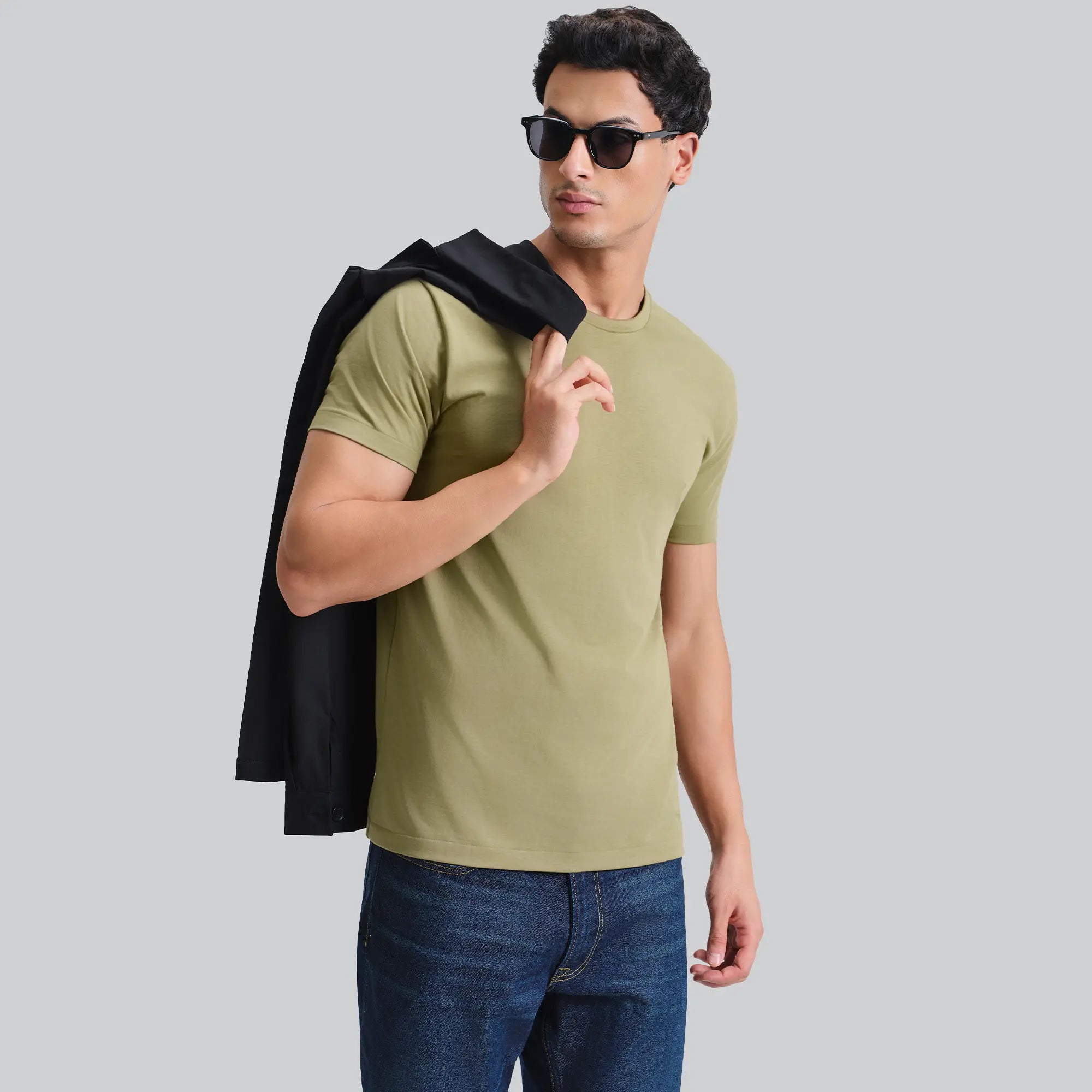 Iconique Supima Cotton T-shirt Moss Brown