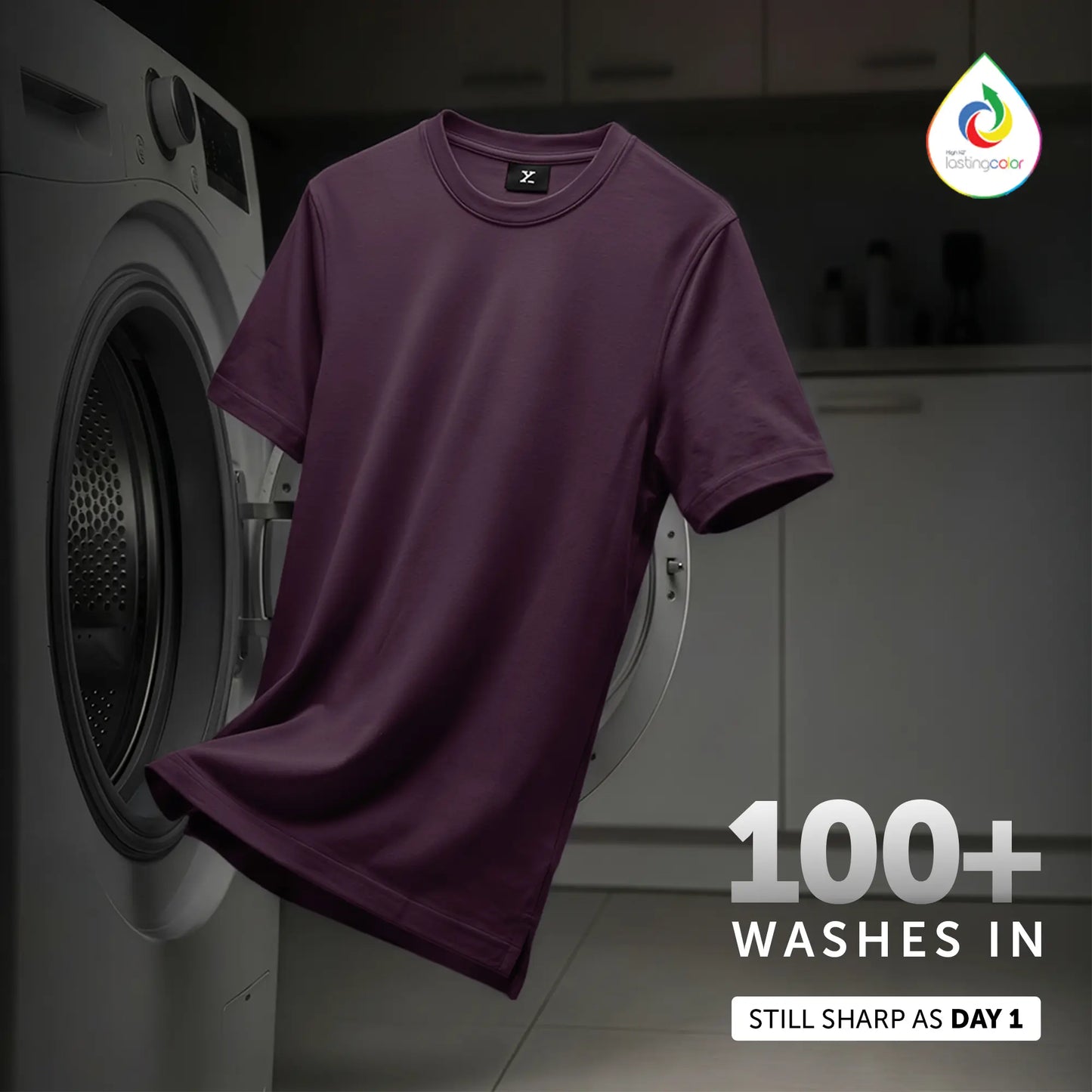 Iconique Supima Cotton T-shirt Plum Wine