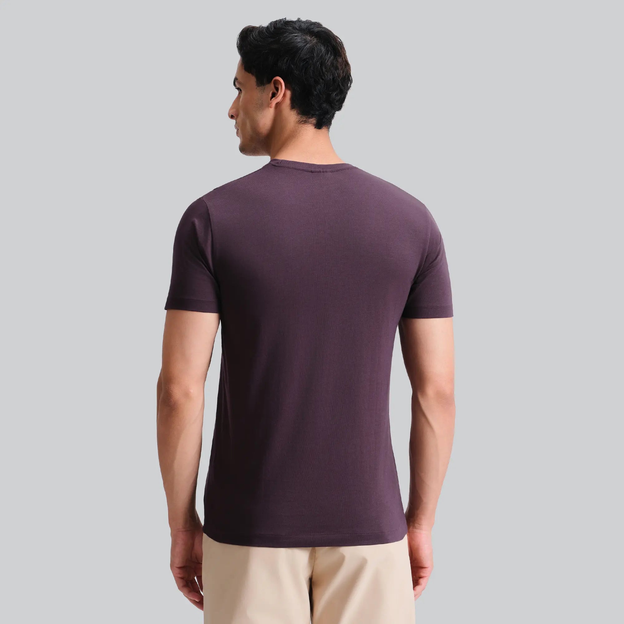 Iconique Supima Cotton T-shirt Plum Wine
