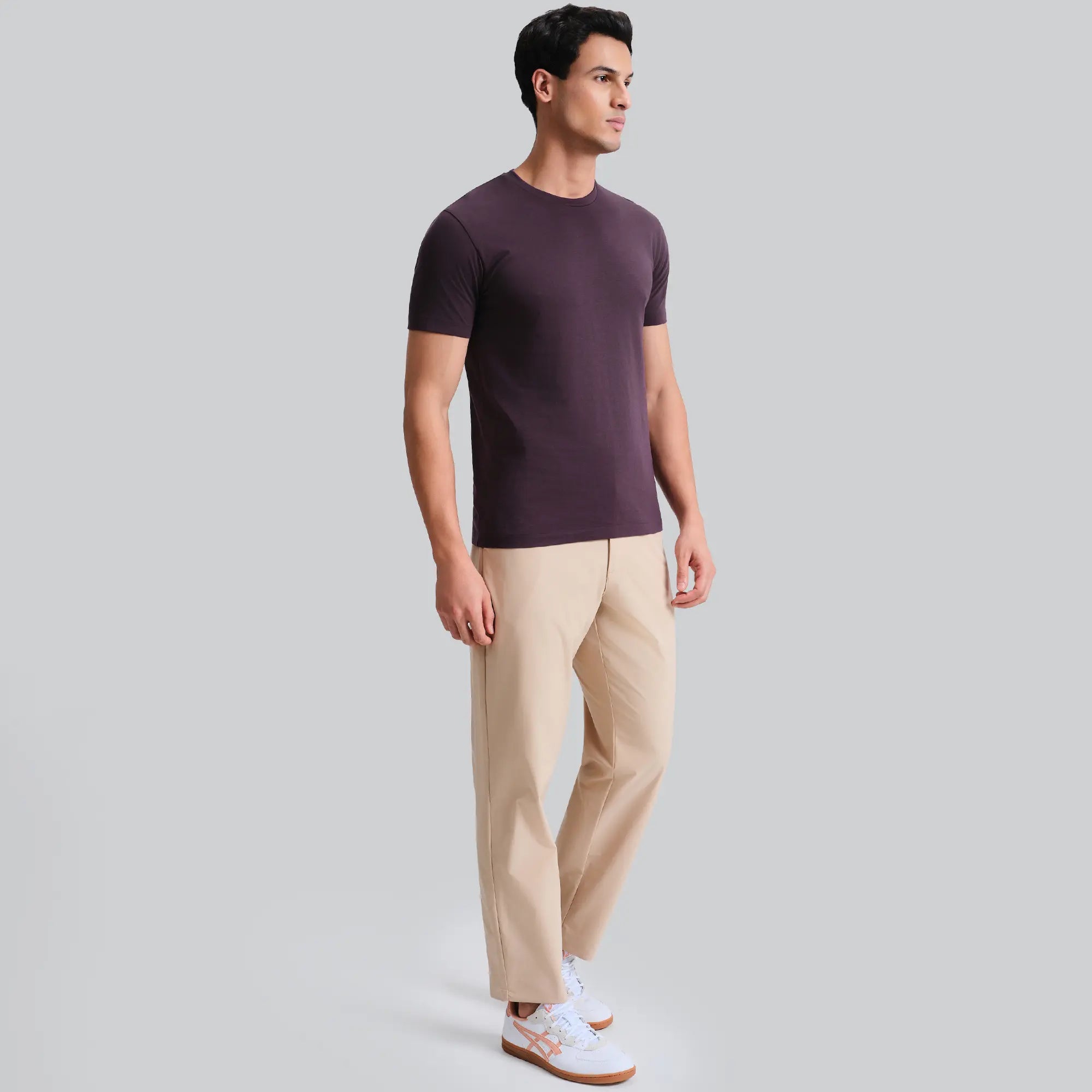 Iconique Supima Cotton T-shirt Plum Wine