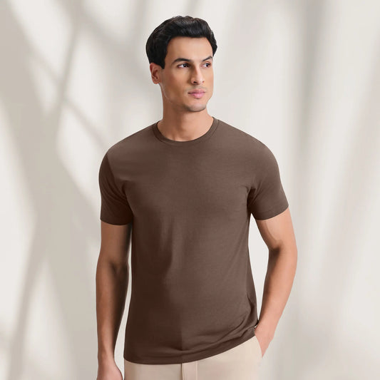 Iconique Supima Cotton T-shirt Espresso Brown