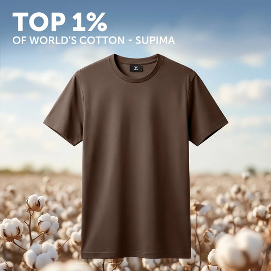 Iconique Supima Cotton T-shirt Espresso Brown