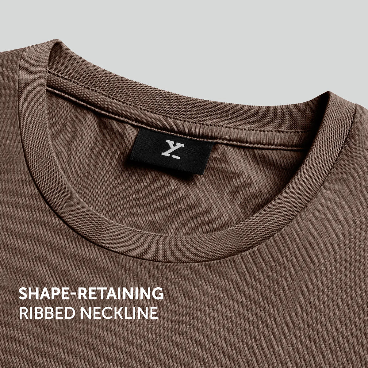 Iconique Supima Cotton T-shirt Espresso Brown