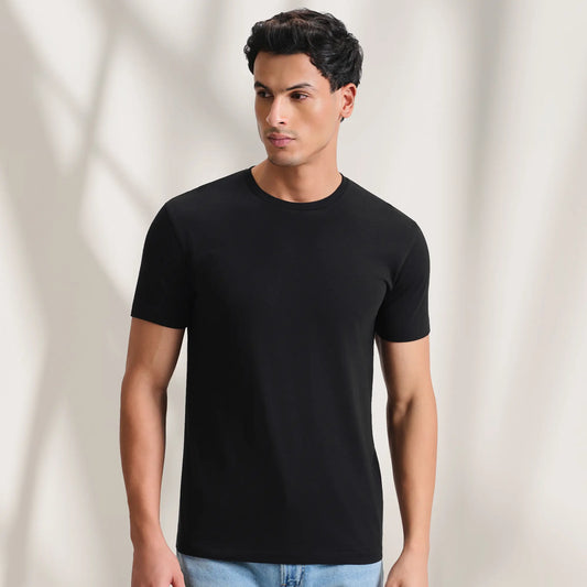 Iconique Supima Cotton T-shirt Pitch Black
