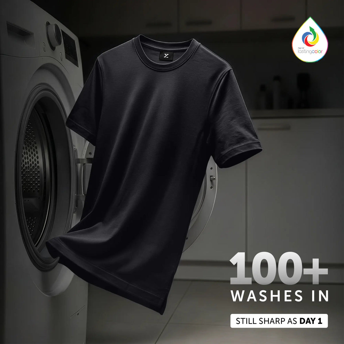 Iconique Supima Cotton T-shirt Pitch Black