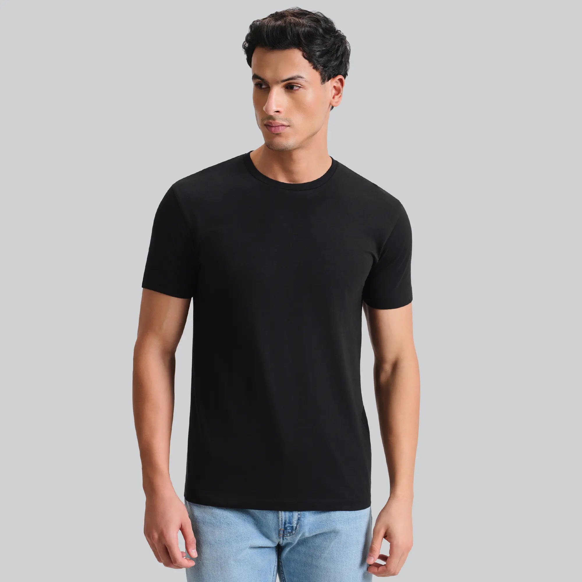 Iconique Supima Cotton T-shirt Pitch Black