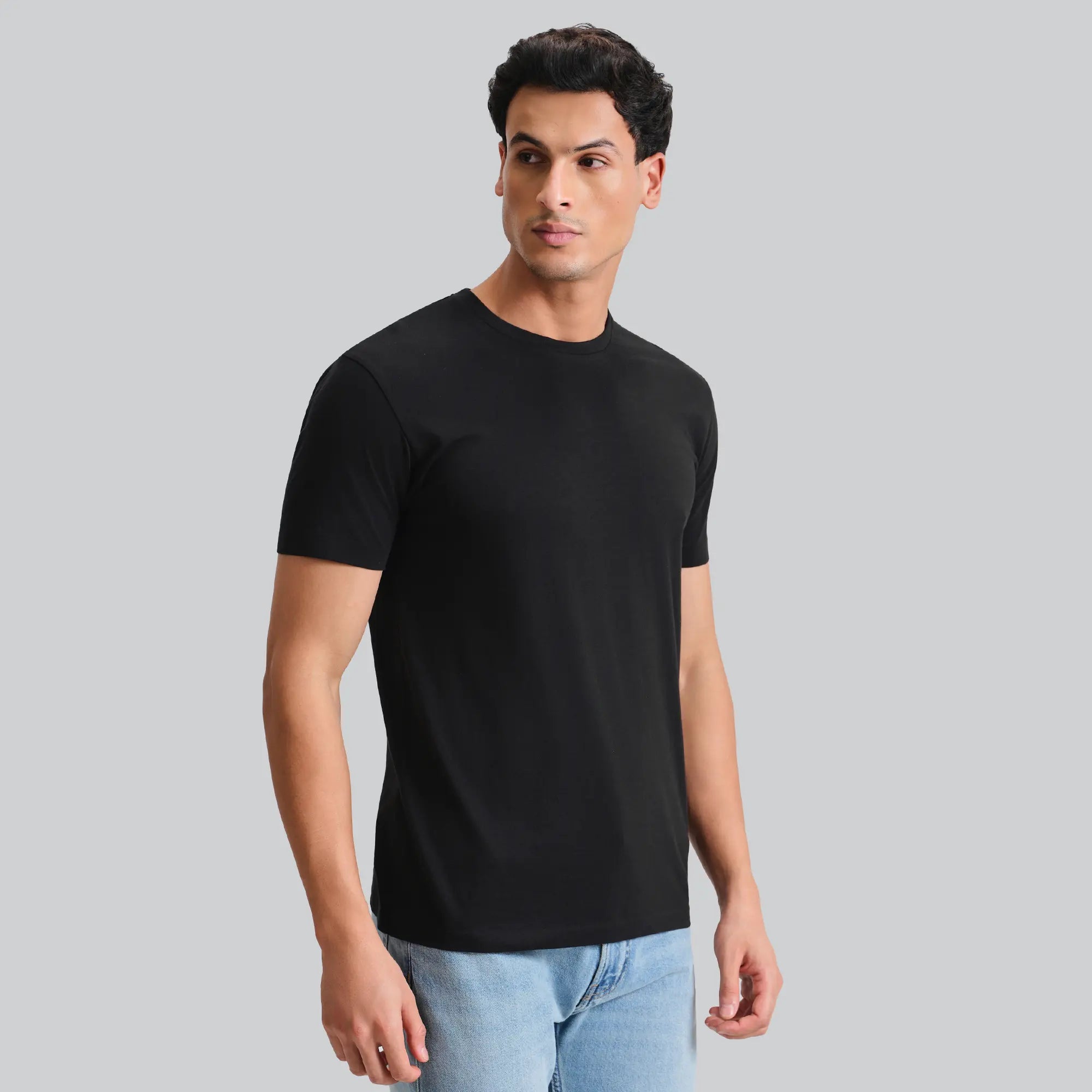 Iconique Supima Cotton T-shirt Pitch Black