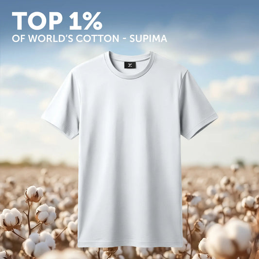 Iconique Supima Cotton T-shirt Polar White