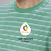 Stripe Cotton Crewneck T-shirt - Irish Green