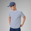 Stripe Cotton Crewneck T-shirt - Polar White