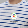 Stripe Cotton Crewneck T-shirt - Polar White