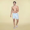 Surf Super Combed Cotton Boxer Shorts For Men Gin Blue - XYXX Mens Apparels