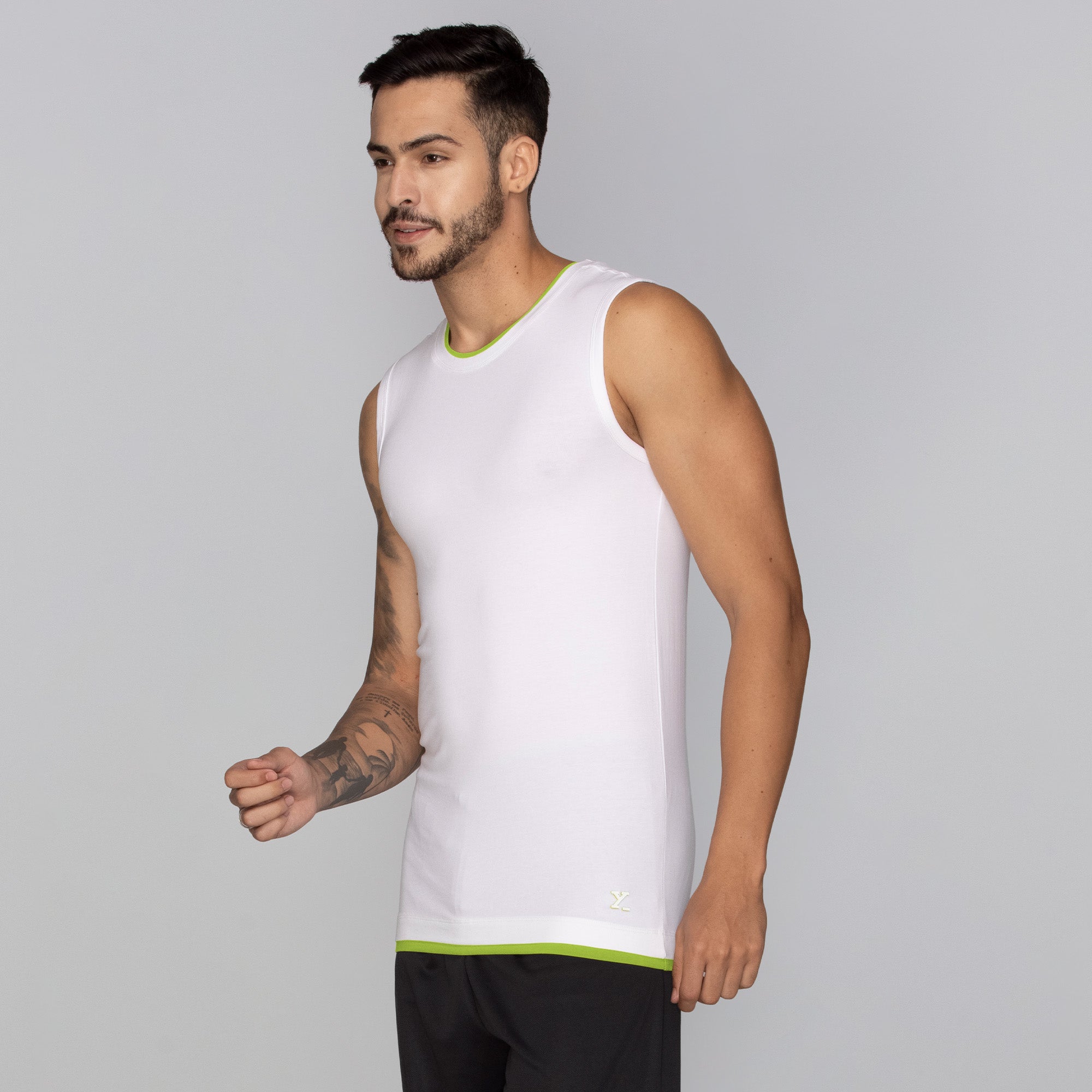 Omega Combed Cotton Mens White Inner Vest at Rs 65/piece in Tirur