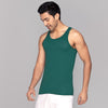 Ace Modal-Cotton Vests For Men Forest Green - XYXX Mens Apparels