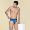 Checkmate Modal-Cotton Briefs Vivid Blue