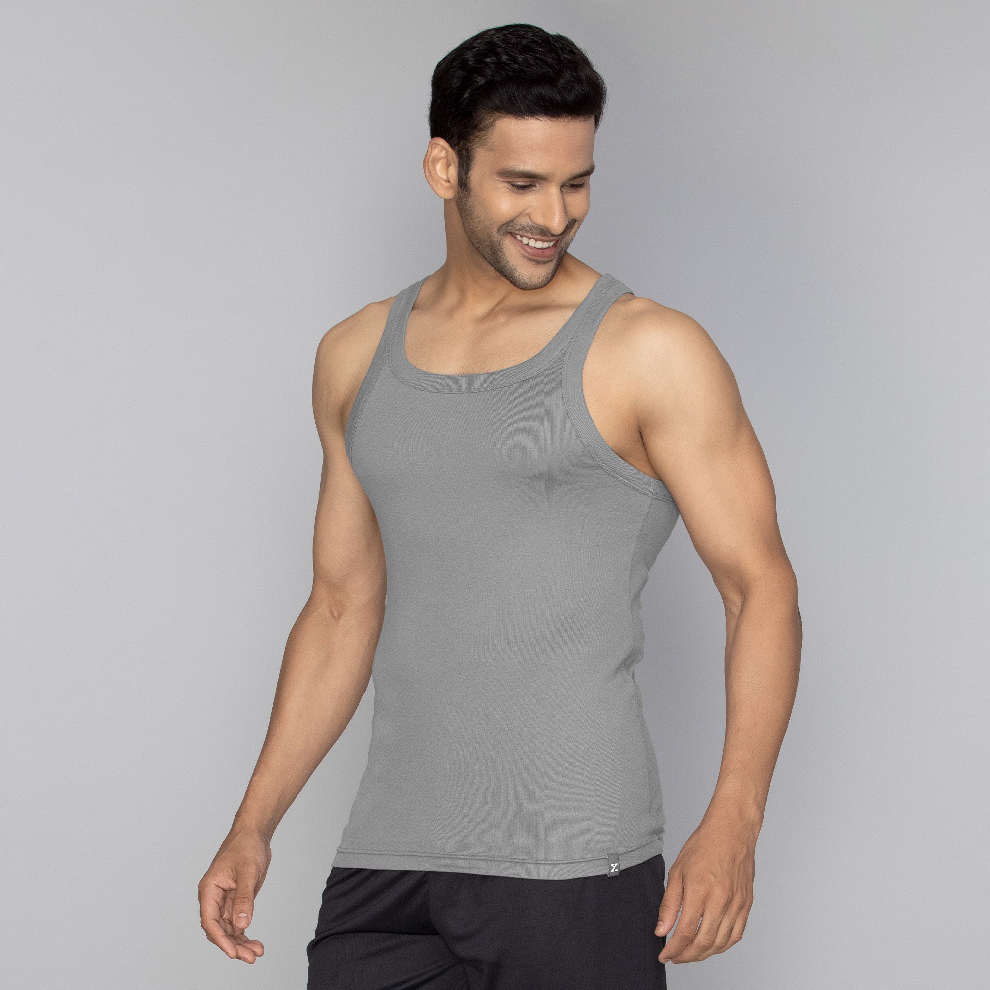 Pace Super Combed Cotton Vest Ash Grey – XYXX Apparels