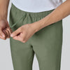 Zen Cotton Easy Pants Olive Green