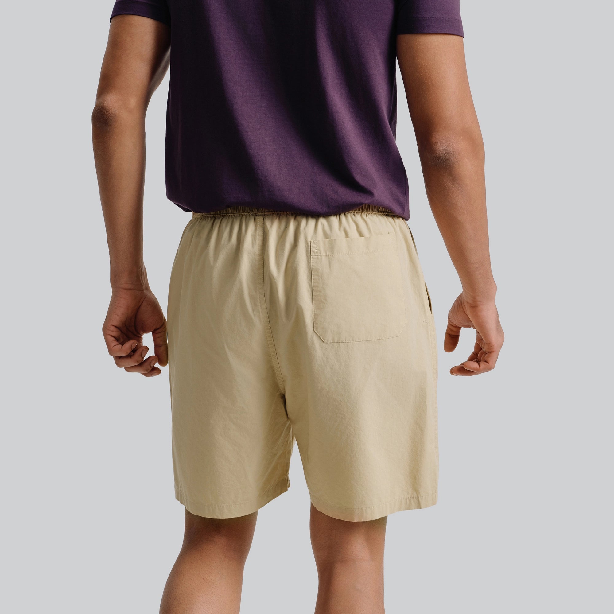Zen Cotton Easy Shorts Dune Brown