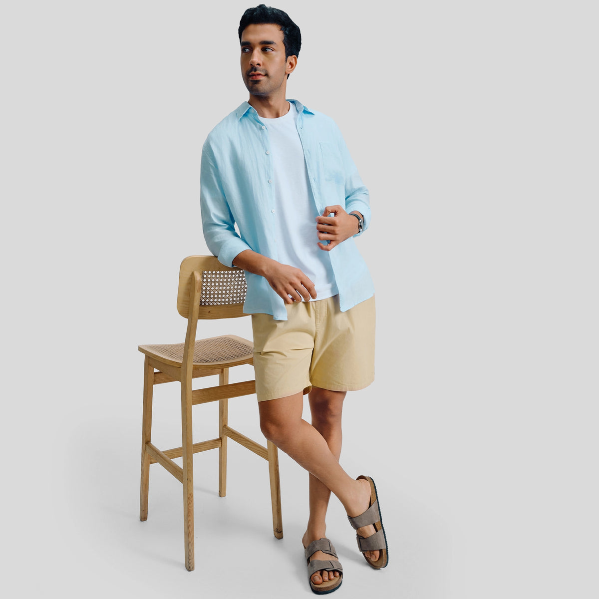 Zen Cotton Easy Shorts Dune Brown