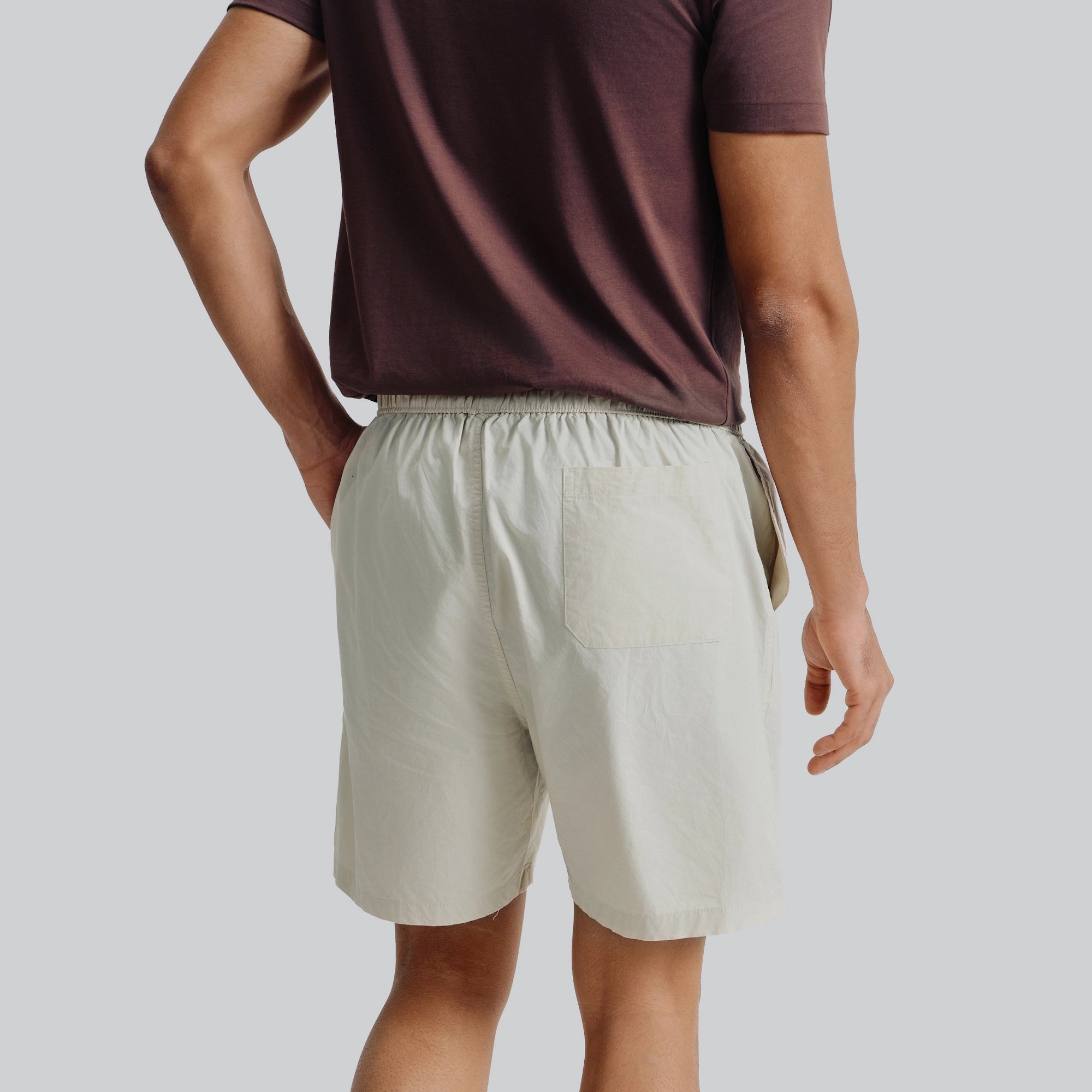 Zen Cotton Easy Shorts Ivory Latte