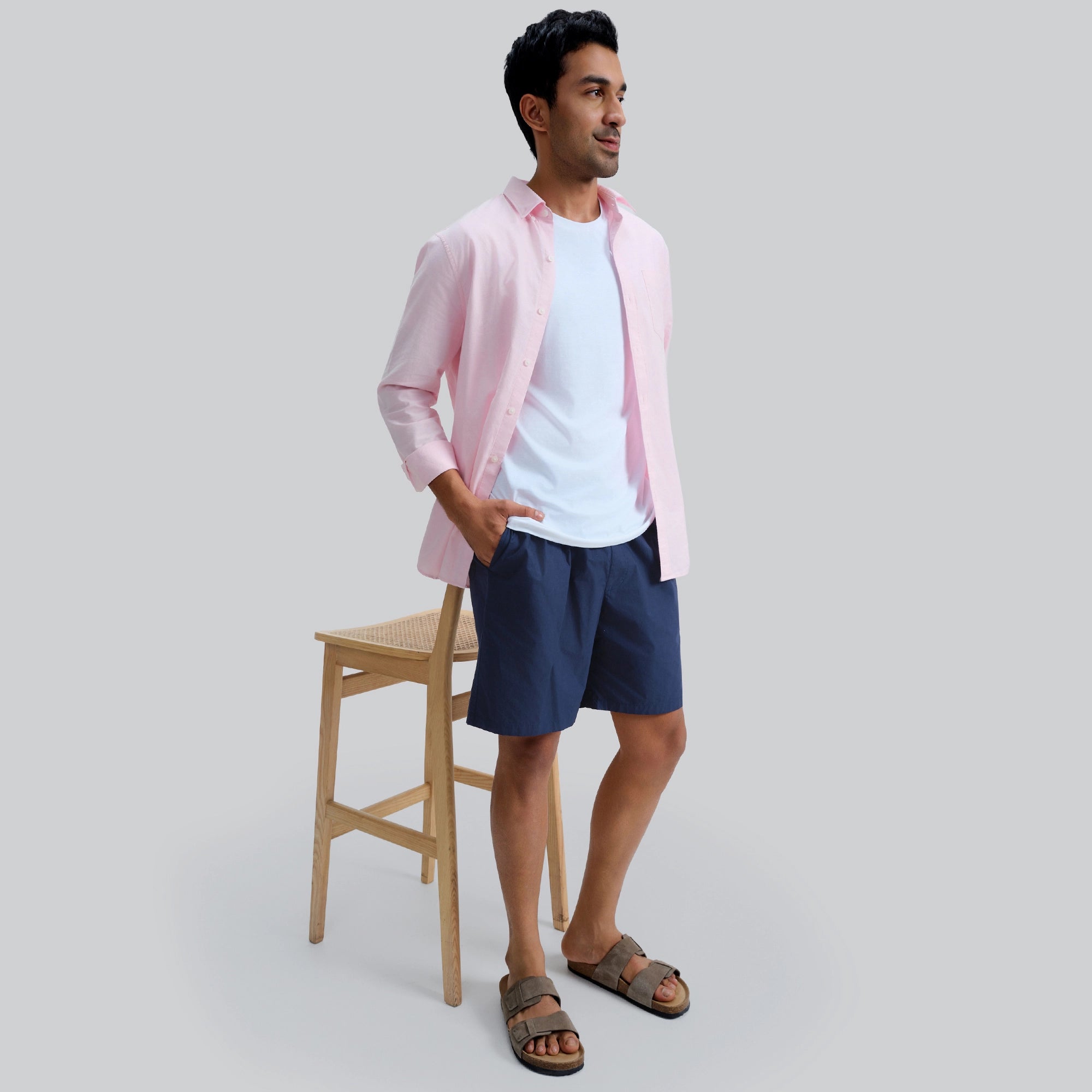 Zen Cotton Easy Shorts Midnight Blue