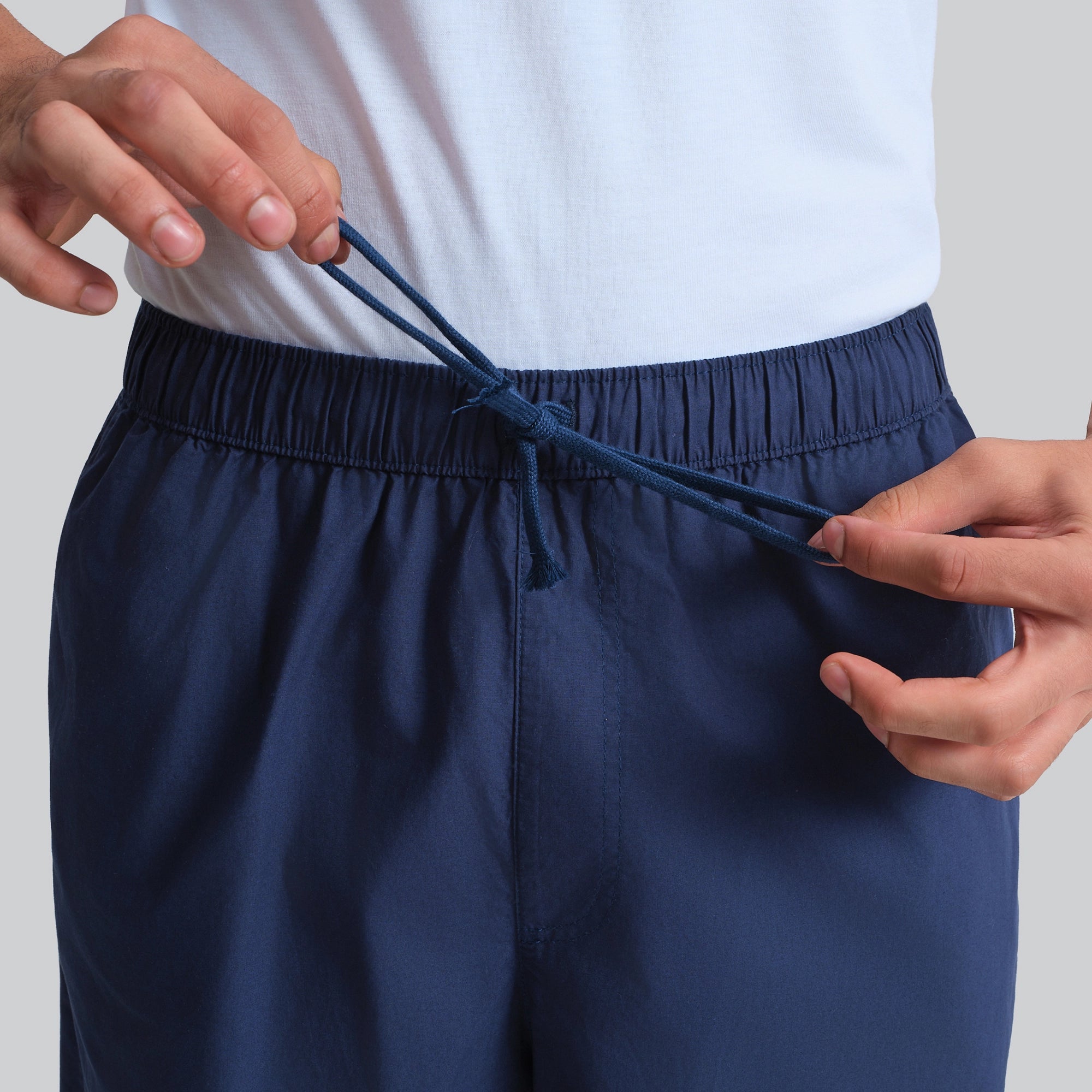 Zen Cotton Easy Shorts Midnight Blue