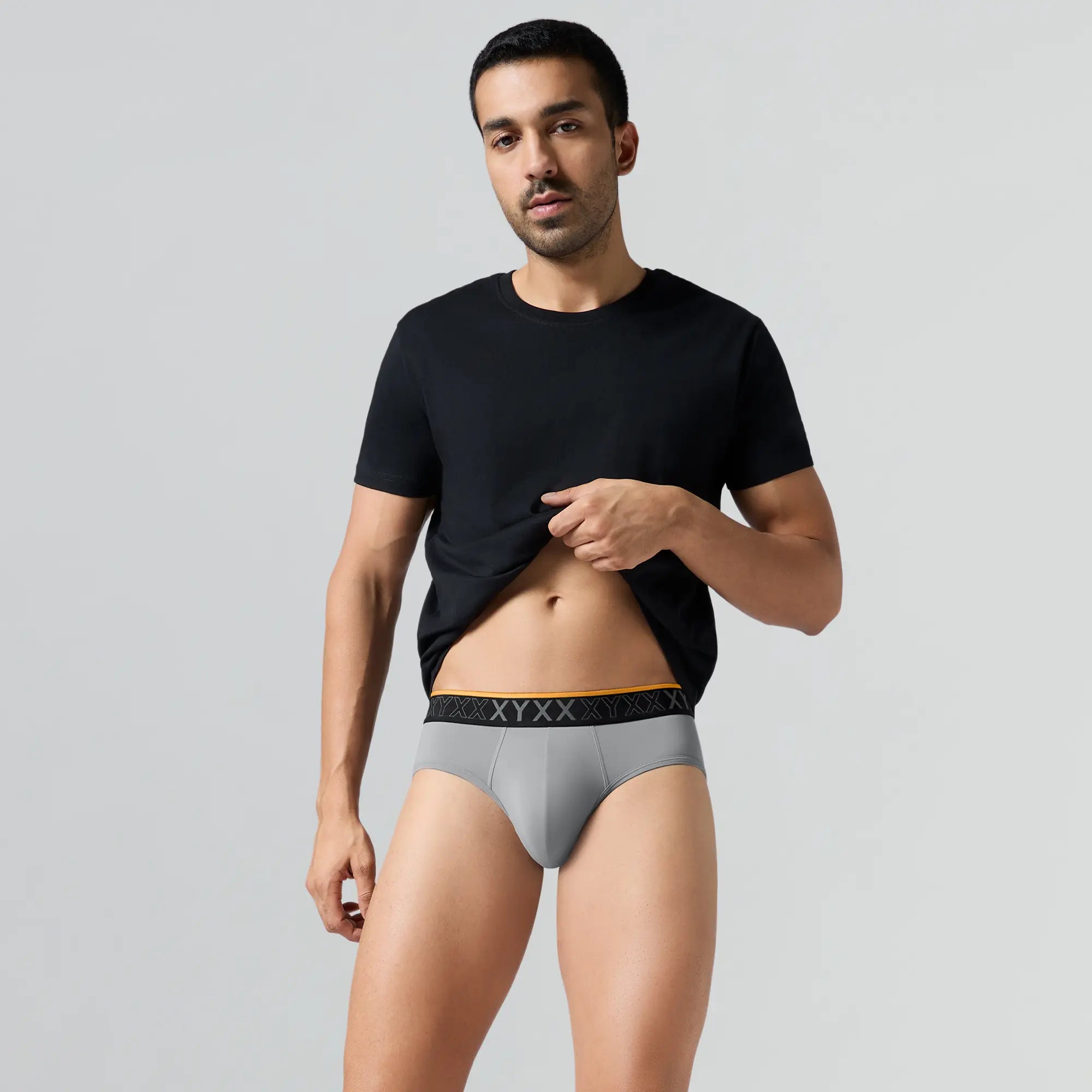 Zest Tactel Briefs Ash Grey