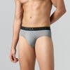 Zest Tactel Briefs Ash Grey