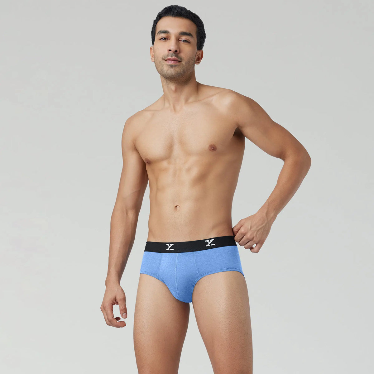 Ace Medley Modal Briefs Icy Blue - XYXX Crew
