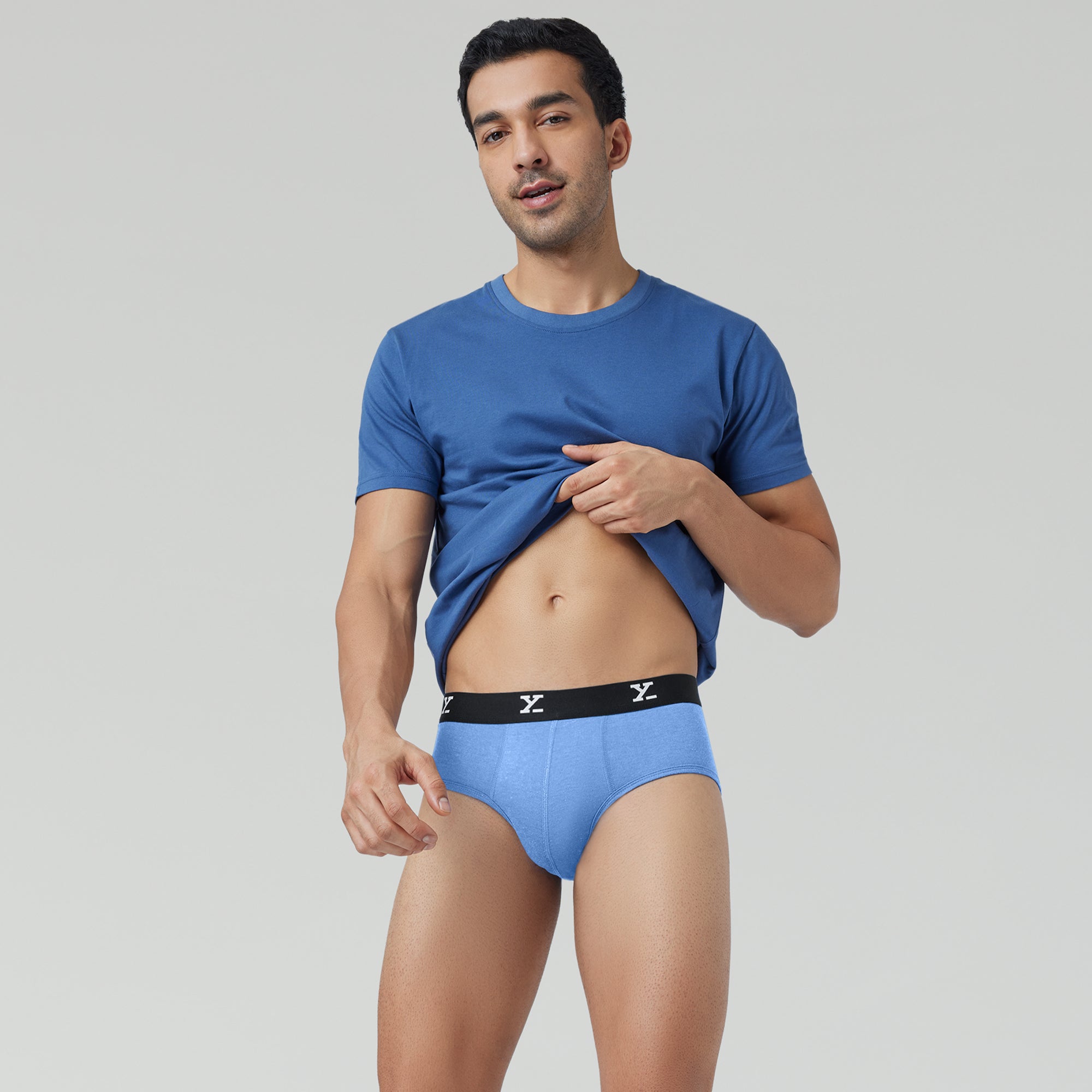 Ace Medley Modal Briefs Icy Blue