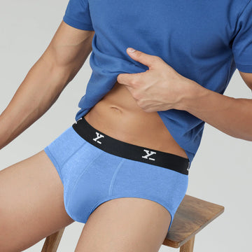 Ace Medley Modal Briefs Icy Blue - XYXX Crew