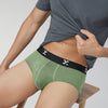 Ace Medley Modal Briefs For Men Olive Green -  XYXX Crew