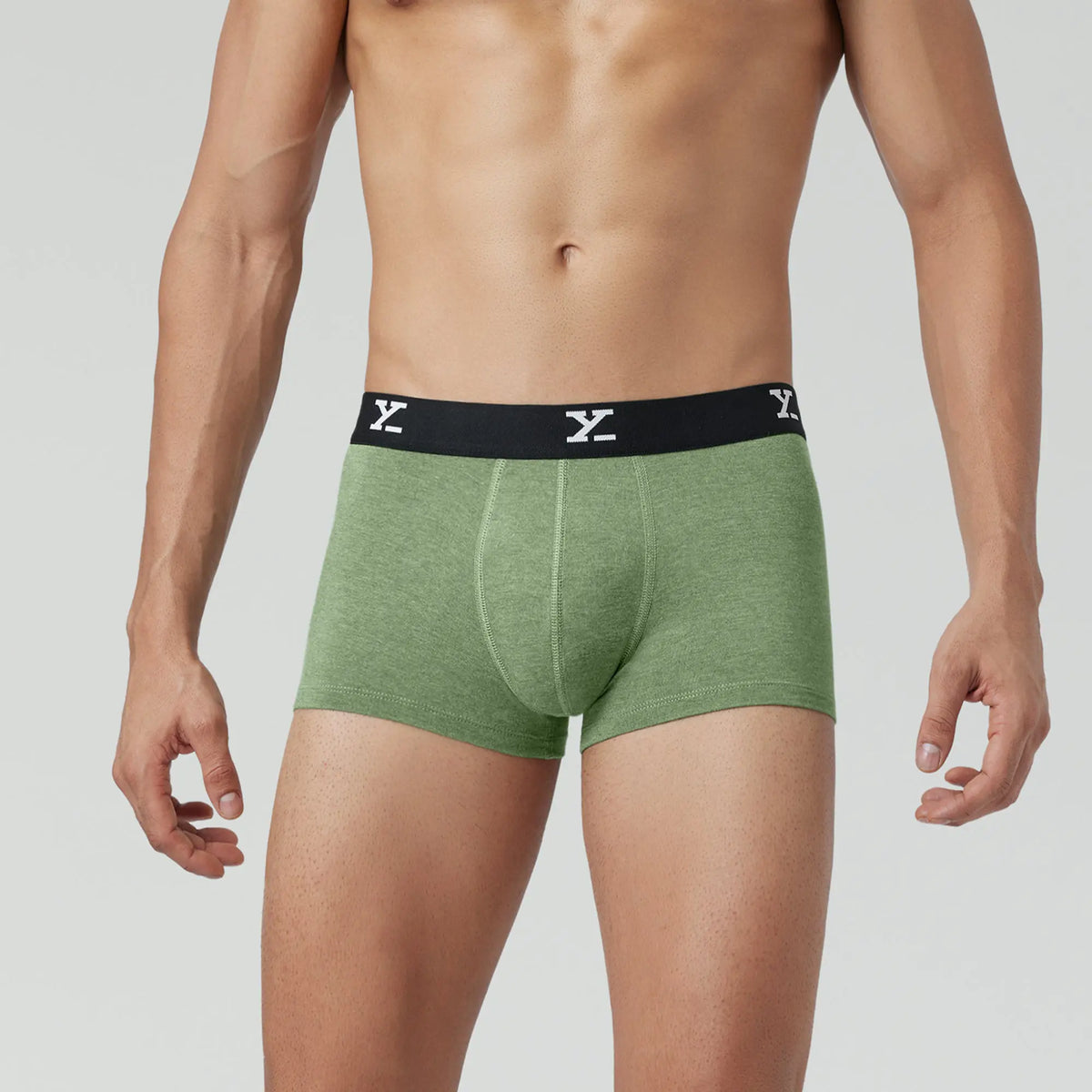 Limited Edition Medley Trunks Olive Green - XYXX Crew