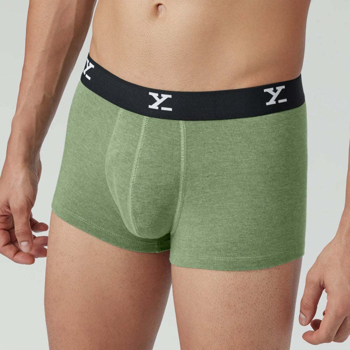 Limited Edition Medley Trunks Olive Green - XYXX Crew