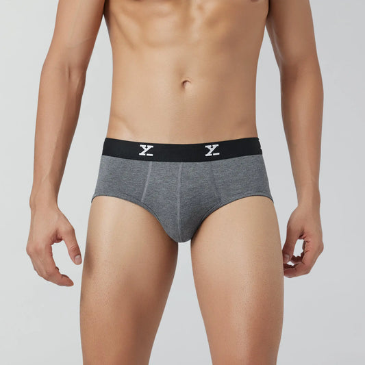 Ace Medley Modal Briefs Icy Grey - XYXX Crew