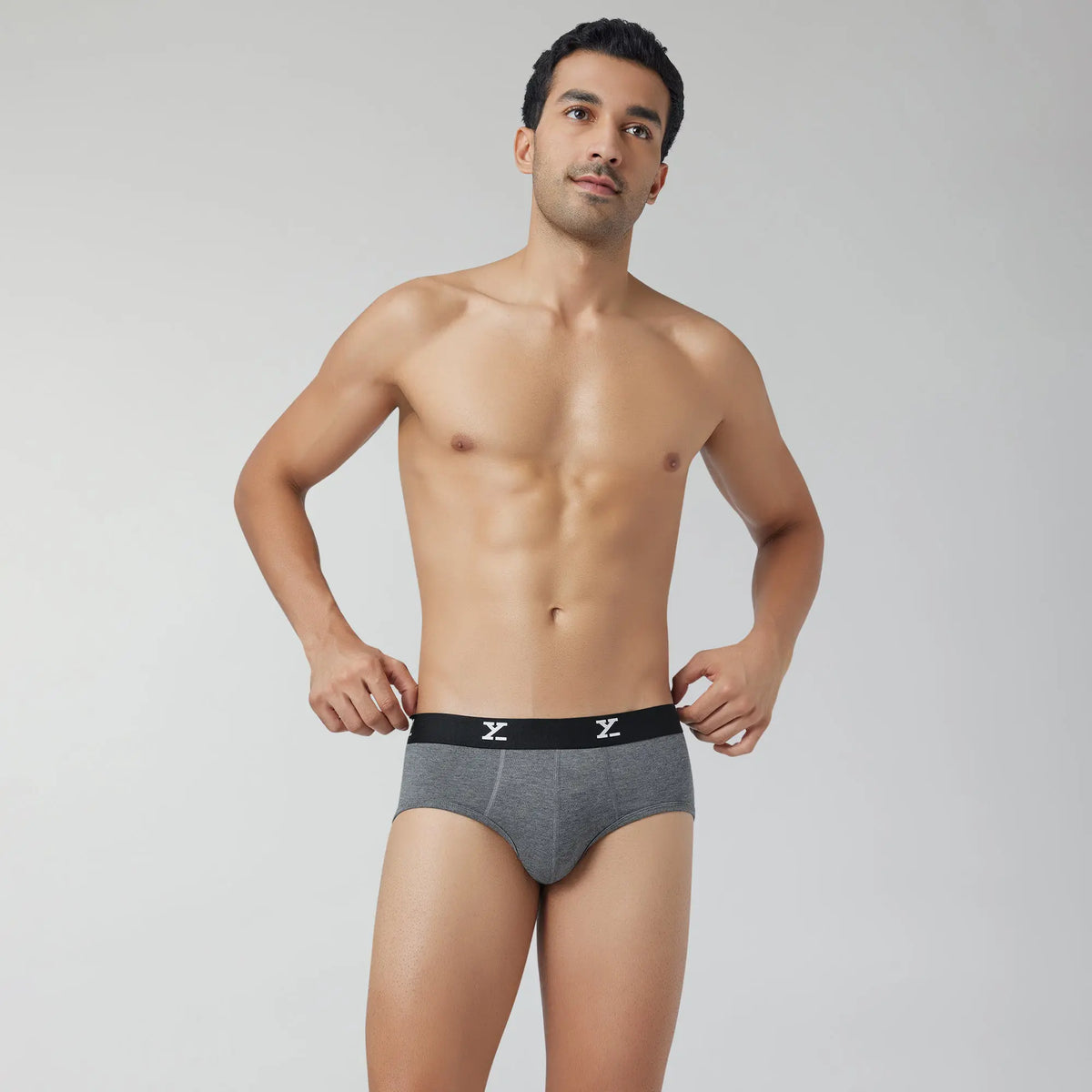 Ace Medley Modal Briefs Icy Grey - XYXX Crew