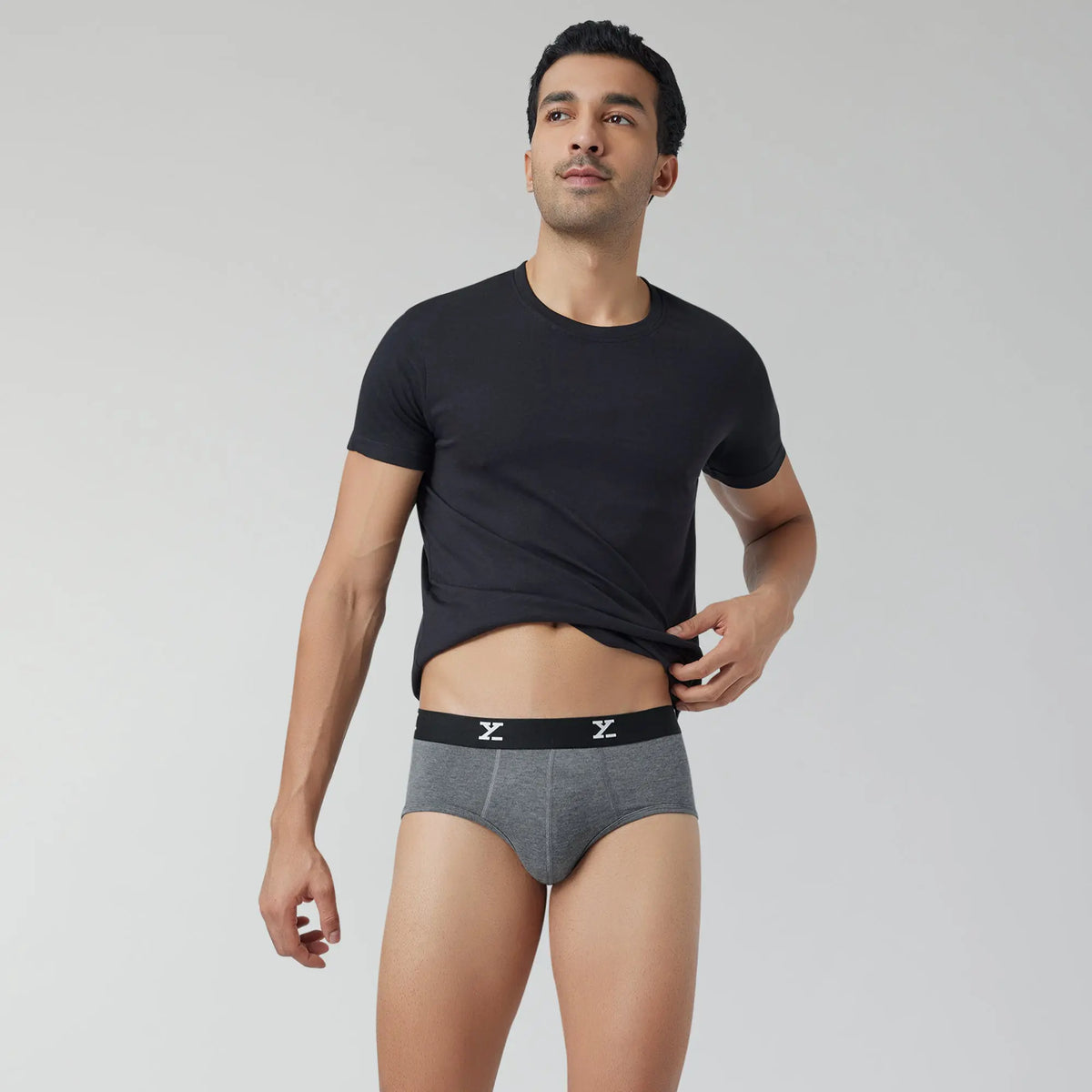Ace Medley Modal Briefs Icy Grey - XYXX Crew