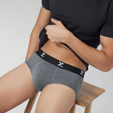 Ace Medley Modal Briefs Icy Grey - XYXX Crew