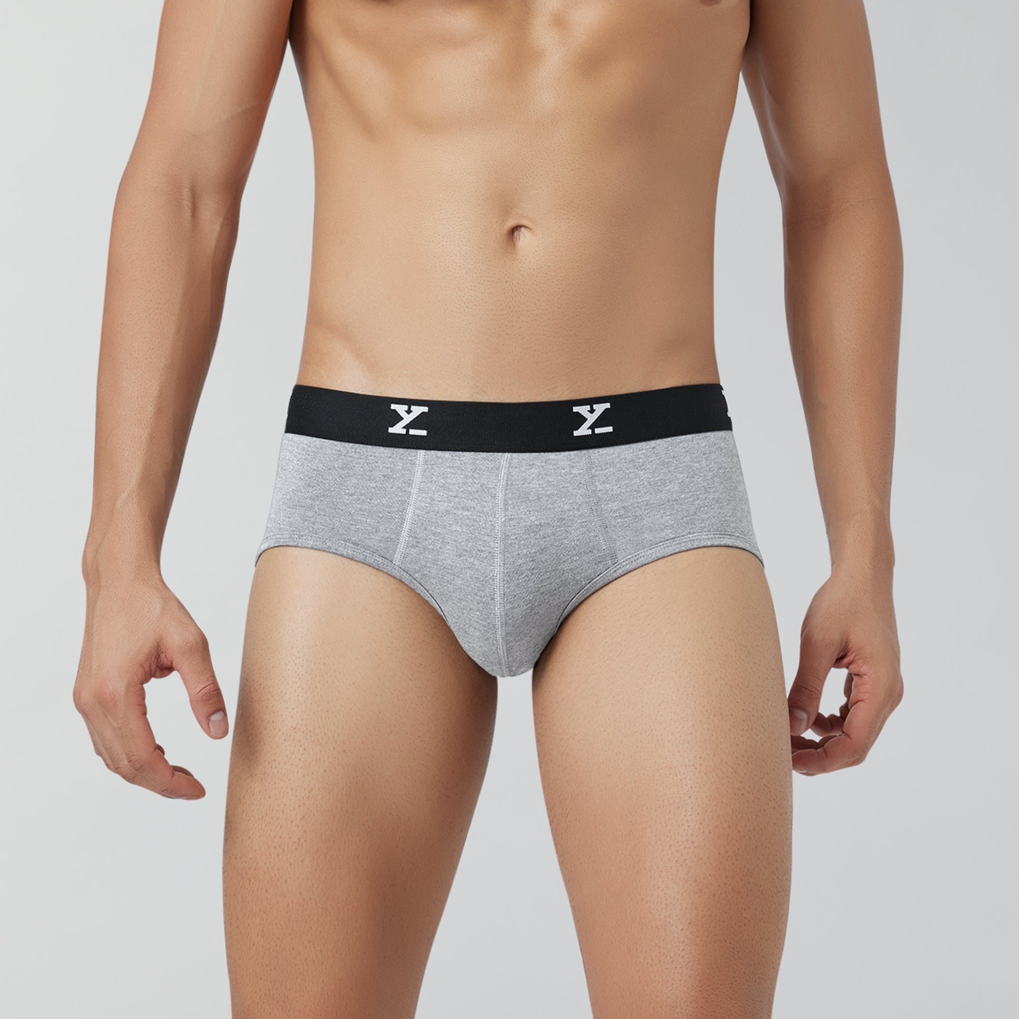 Ace Medley Modal Briefs Stone Grey