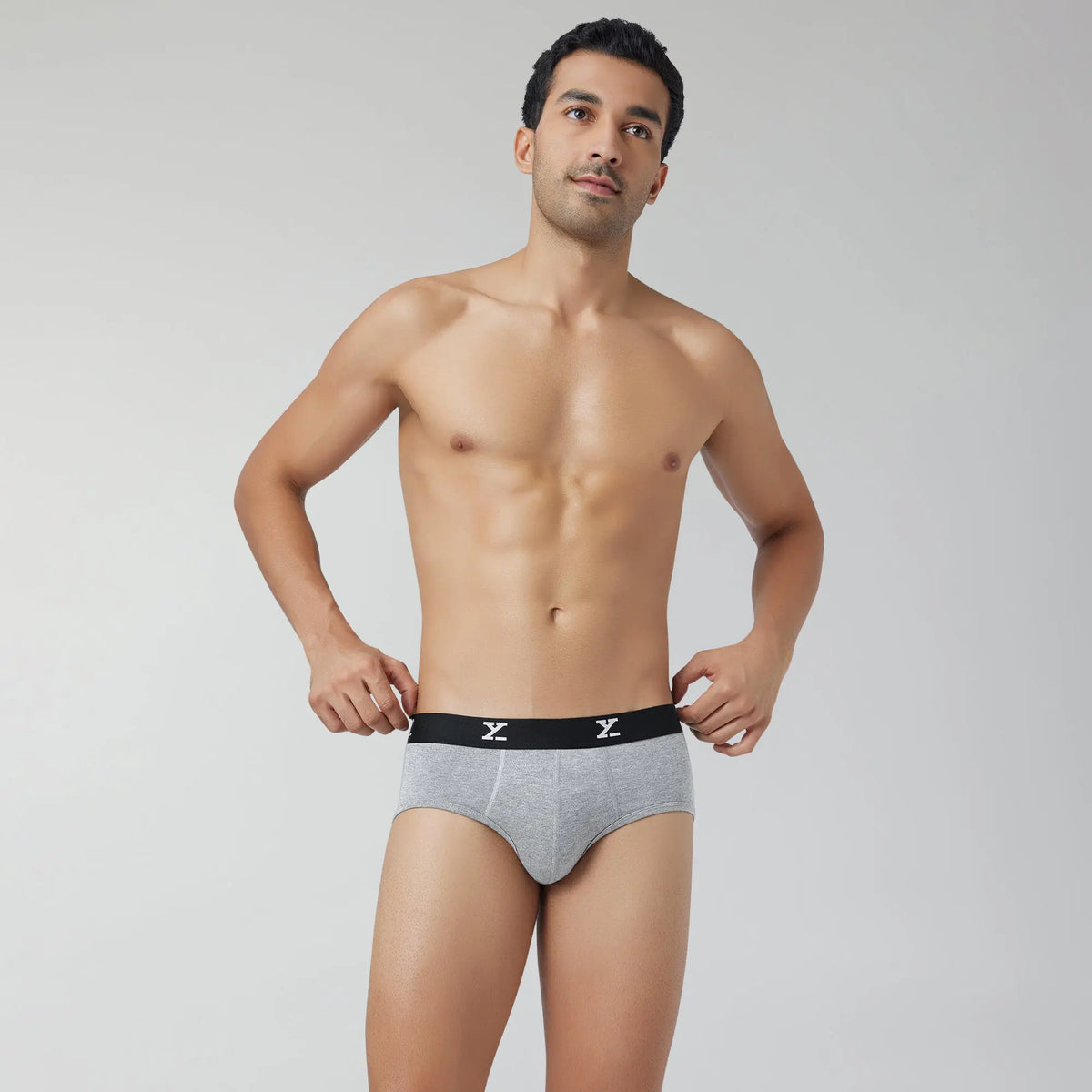 Ace Medley Modal Briefs Stone Grey - XYXX Crew