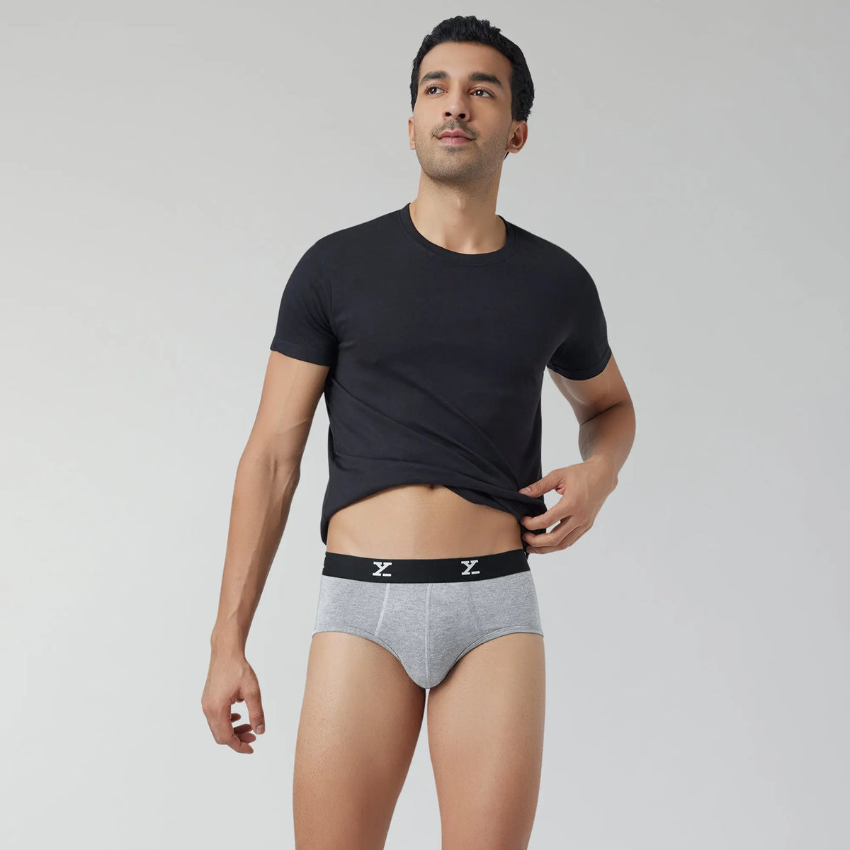 Ace Medley Modal Briefs Stone Grey - XYXX Crew
