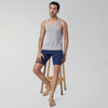 Ace Modal-Cotton Vests For Men Frost Grey - XYXX Crew