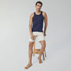 Ace Modal-Cotton Vests For Men Midnight Blue - XYXX Crew