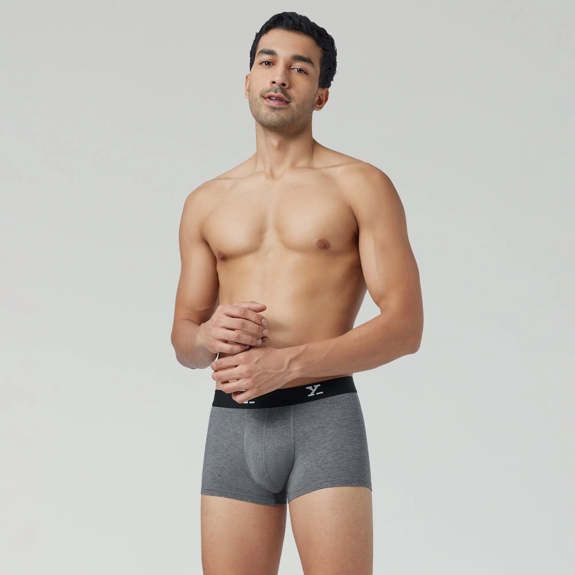 Ace Medley Modal Trunks Icy Grey - XYXX Crew